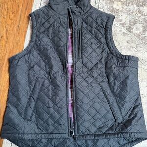 Black Quilted Vest